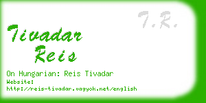 tivadar reis business card